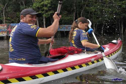 Evaldo Malato em uma de suas expedições de canoagem pelo rios do Norte do Brasil/ Foto: Divulgação